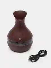 Тёмно-коричневый увлажнитель воздуха с подсветкой, аромадиффузор, ночник