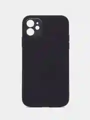 Индиго силиконовый чехол для iPhone 11, со стеклянной панелью и защитой для камеры