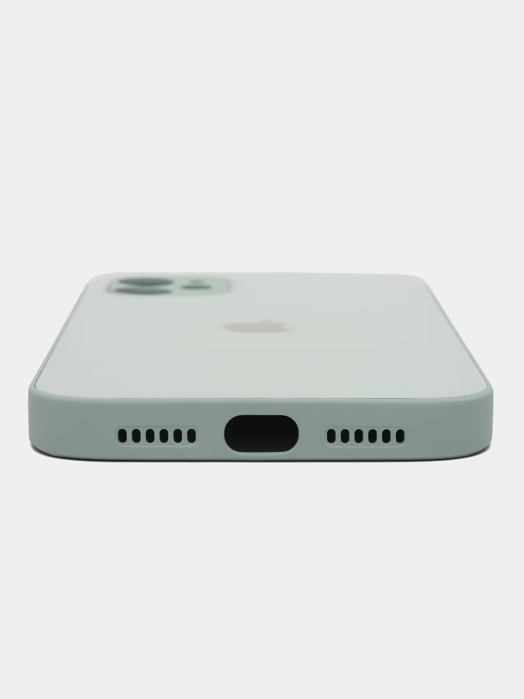 Ледяной силиконовый чехол для iPhone 11, со стеклянной панелью и защитой для камеры