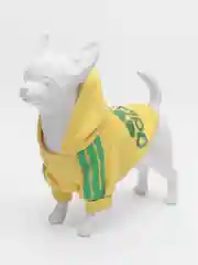 Желтый толстовка для собак, свитер для собак и кошек, с капюшоном, кофта