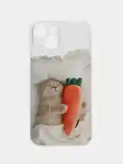 Прозрачный чехол для iPhone 11 12 13 14 Pro Max 7 8 XR X XS Plus mini с принтом прозрачный айфон коты