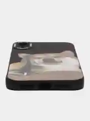 Угольный чехол для iPhone (Айфон) 11, 12, 13, 14, 15, Pro Max, 7, 8, Plus, X, XS, XR, силиконовый