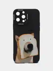 Черный чехол для iPhone (Айфон) 11, 12, 13, 14, 15, Pro Max, 7, 8, Plus, X, XS, XR, силиконовый