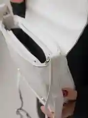 Белый сумка женская, из натуральной кожи