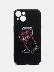 Голубой чехол для iPhone 15/14/13/12/11/Pro/Max/Mini/Plus/Xr/Xs/X/7+/8/SE, с принтом
