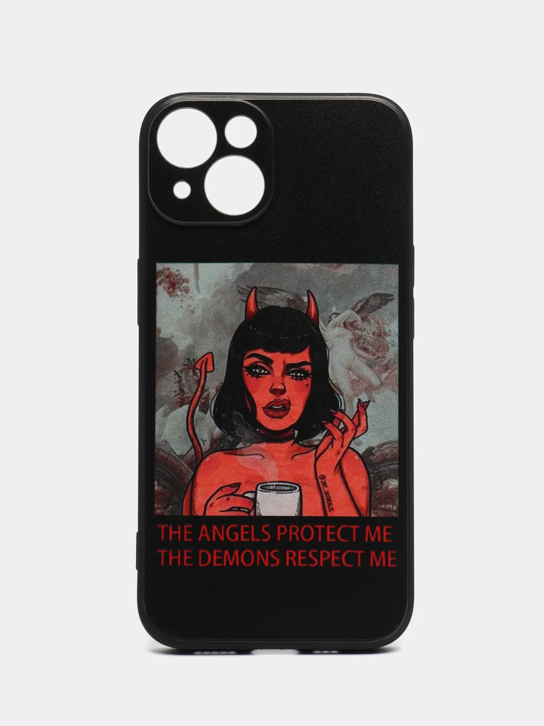 Светло-оранжевый чехол для iPhone 15/14/13/12/11/Pro/Max/Mini/Plus/Xr/Xs/X/7+/8/SE, с принтом