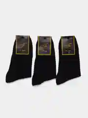 Черный носки мужские For men, средней длины, хлопок, комплект 3 пары