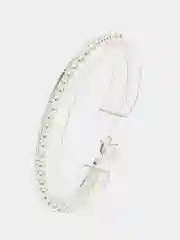 IDILLIYA / Женский браслет на руку серебряный с жемчужинами