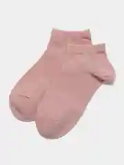 Розовый носки женские короткие, 1 пара