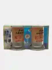 Прозрачный подарочный набор кружек для пива "Приколы", 2 шт 0,5л