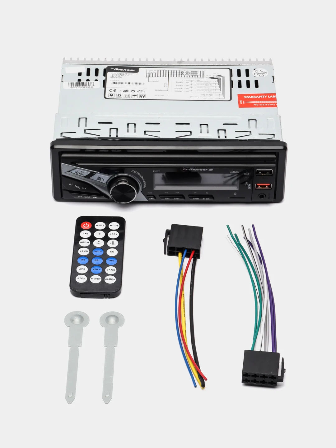 Автомагнитола dv-Pioneer.ok 5221 (Bluetooth/AUX/USB/FM)