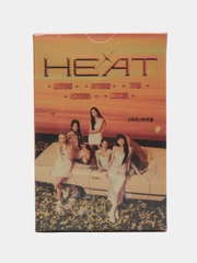 Карточки K-pop группы "G-IDLE", альбом "HEAT", 55 штук