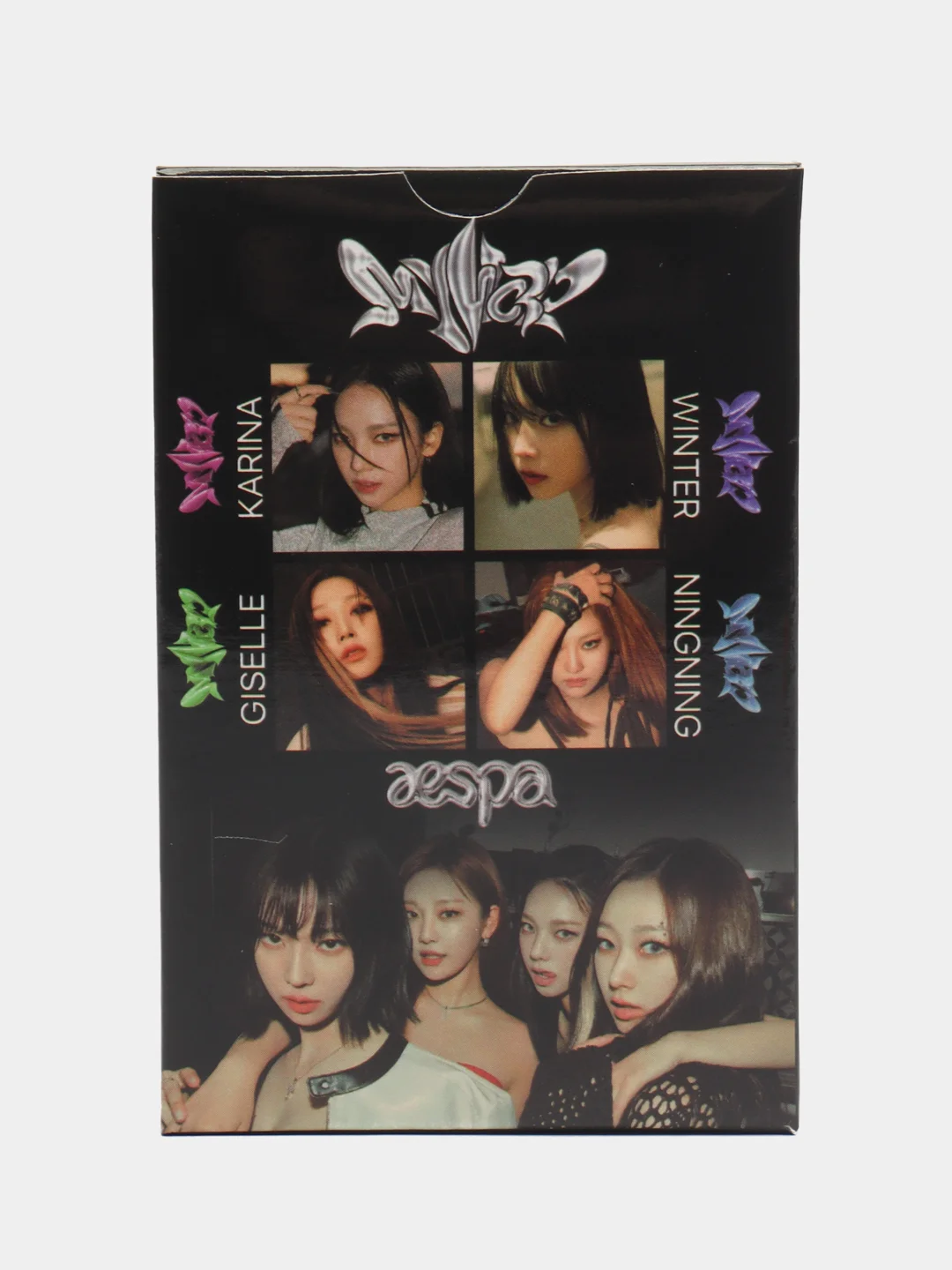 Карточки K-pop группы "AESPA", альбом "MY WORLD", 55 штук