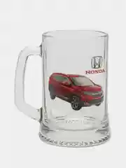 Алый подарочный набор кружек для пива "Автомобили", 2 шт 0,5л