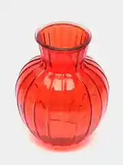 Бордовый ваза для цветов Белла, 20 см, настольная