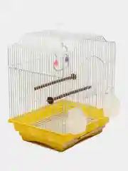 Желтый клетка для птиц, 35*28*43 см, клетка для мелких и средних птиц
