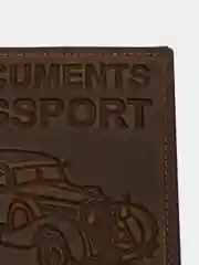 Тёмно-коричневый обложка на автодокументы из натуральной кожи