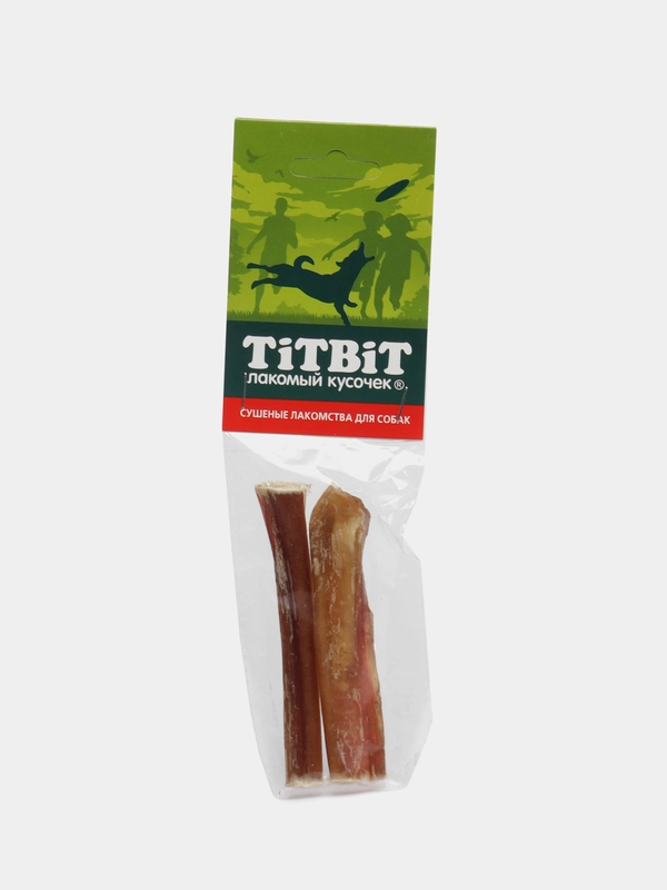 Лакомство для собак и щенков всех пород Бычий корень Догодент Titbit