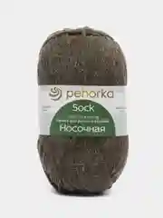Хаки пряжа Пехорка Носочная 50% шерсть, 50% акрил 100г, 200м