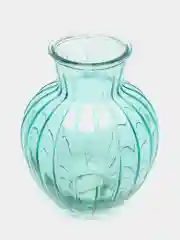 Бирюзовый ваза для цветов Белла, 20 см, настольная