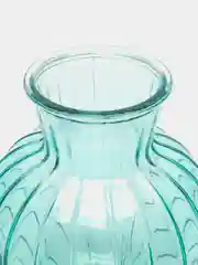Бирюзовый ваза для цветов Белла, 20 см, настольная