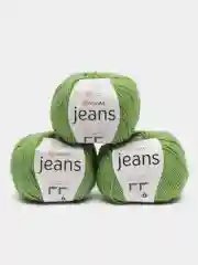 Серый меланж пряжа YarnArt Jeans комплект 3штуки 5штук (ч1) 55% Хлопок 45% Акрил 50г 160м Ярн Арт Джинс