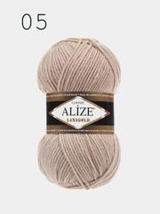 Пряжа Alize Lanagold, комплект 2 штуки, 3 штуки, 49% шерсть, 51% акрил, 100 г, 240 м, Ч2