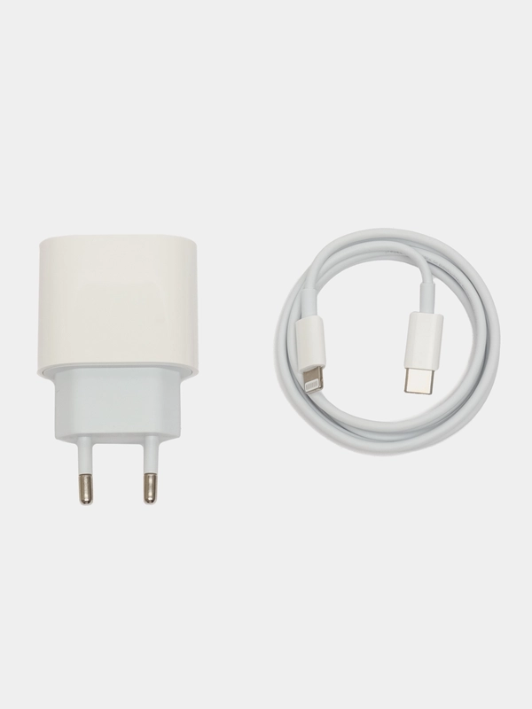 Зарядное устройство для Iphone( айфон), PD20W,, адаптер type-c с кабелем Lightning 1 м