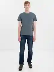 Тёмно-серый футболка мужская SAMO, однотонная