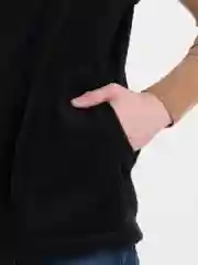 Черный жилет мужской из флиса