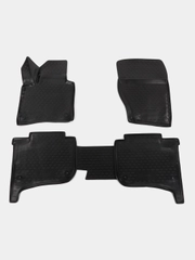 Коврики в салон VW Touareg II 2010-2015, 2015-03/2018,4 шт.(полиуретан)/Фольксваген Туарег