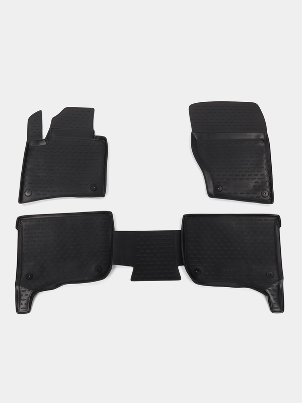 Коврики в салон VW Touareg II Terrain Tech 2010-15,2015-03/18,4шт(по-н)/Фольксваген Туарег