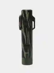 Зеленый зажигалка электронная, с фонарем и компасом, USB