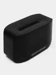 Черный увлажнитель воздуха с эффектом пламени 3в1 (bluetooth колонка, LED-часы, будильник)