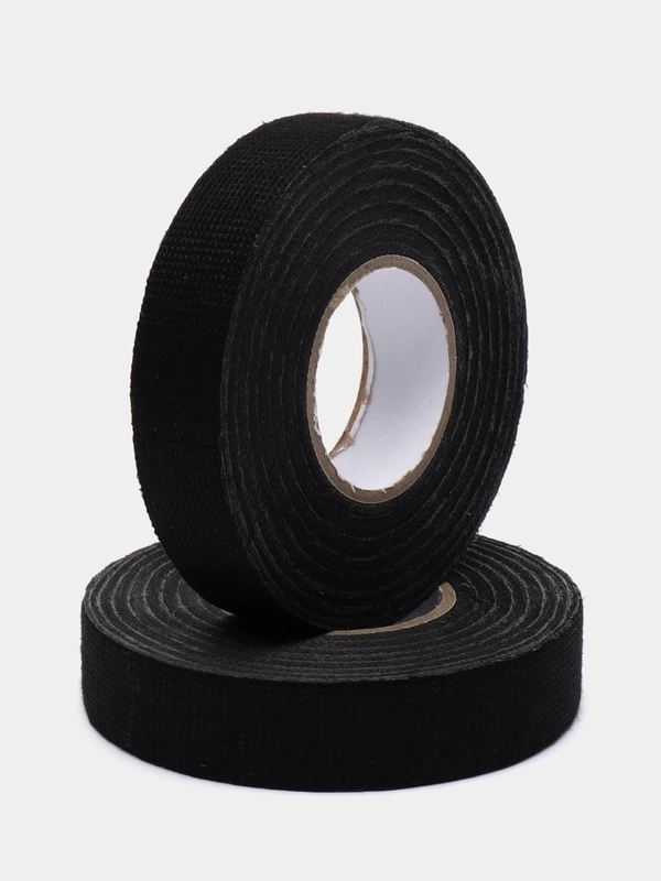 Тканевая изолента CrystalCarAudio IT-F 19мм*15м  2 шт флисовая для проводки