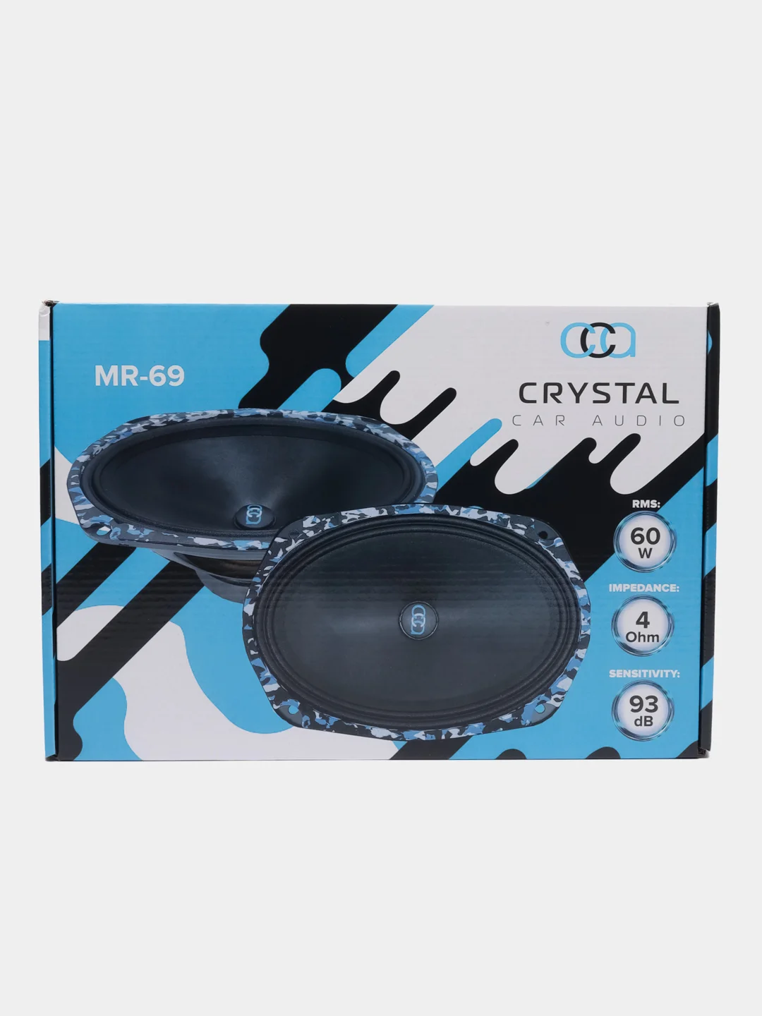 Динамики CrystalCarAudio MR-69 эстрадные среднечастотные овалы
