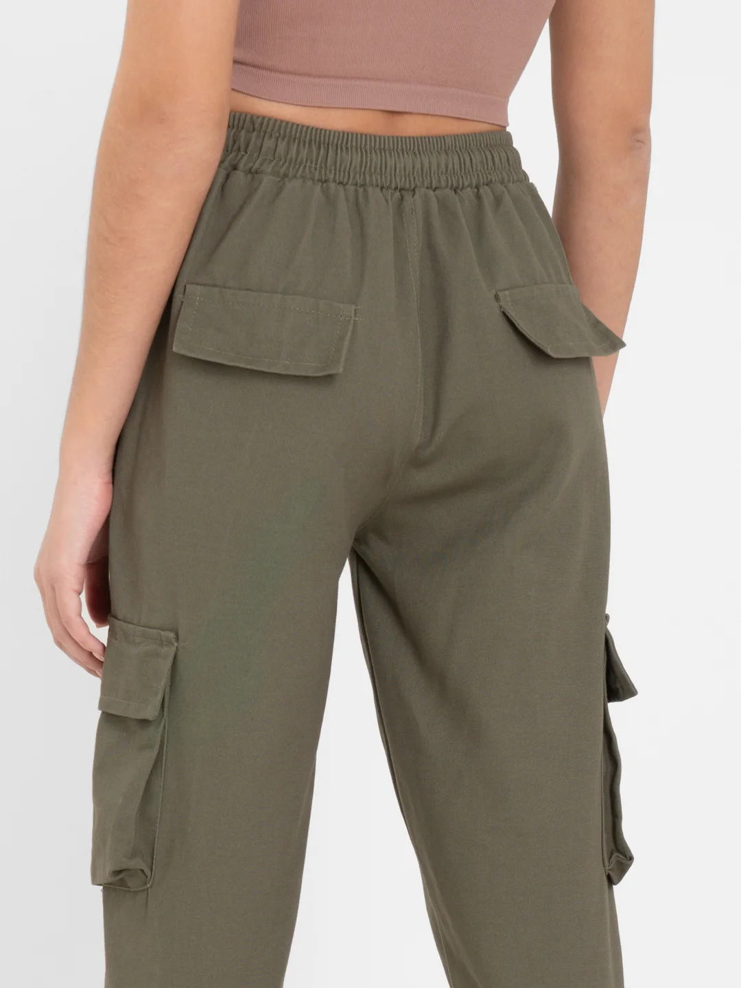 TrendD / Брюки карго хаки Unisex