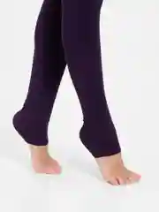 Угольный лосины с начесом