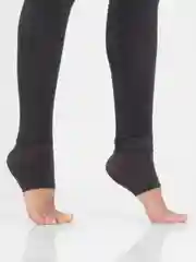 Угольный лосины с начесом