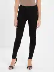 Черный женские джинсы Skinny с высокой посадкой