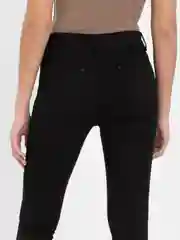 Черный женские джинсы Skinny с высокой посадкой