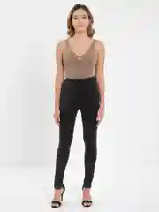 Тёмно-серый женские джинсы Skinny с высокой посадкой