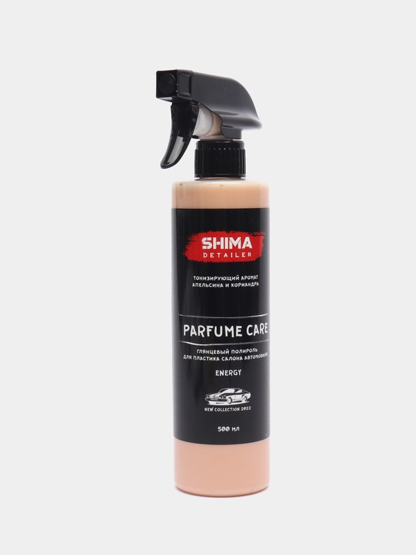 Глянцевый полироль пластика салона автомобиля SHIMA DETAILER "PARFUME CARE" ENERGY, 500 мл