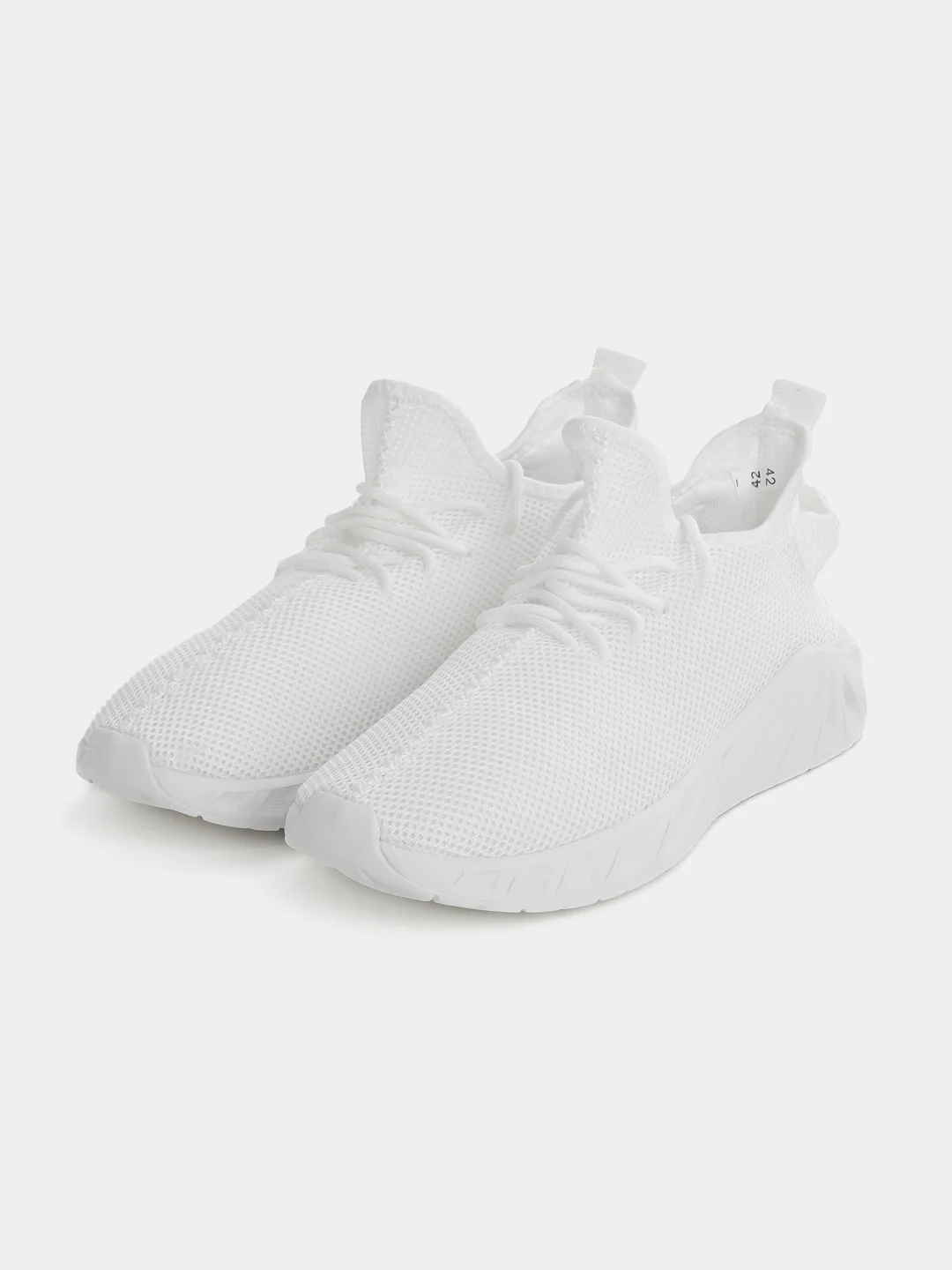 Белый кроссовки спортивные Yeezy Boost