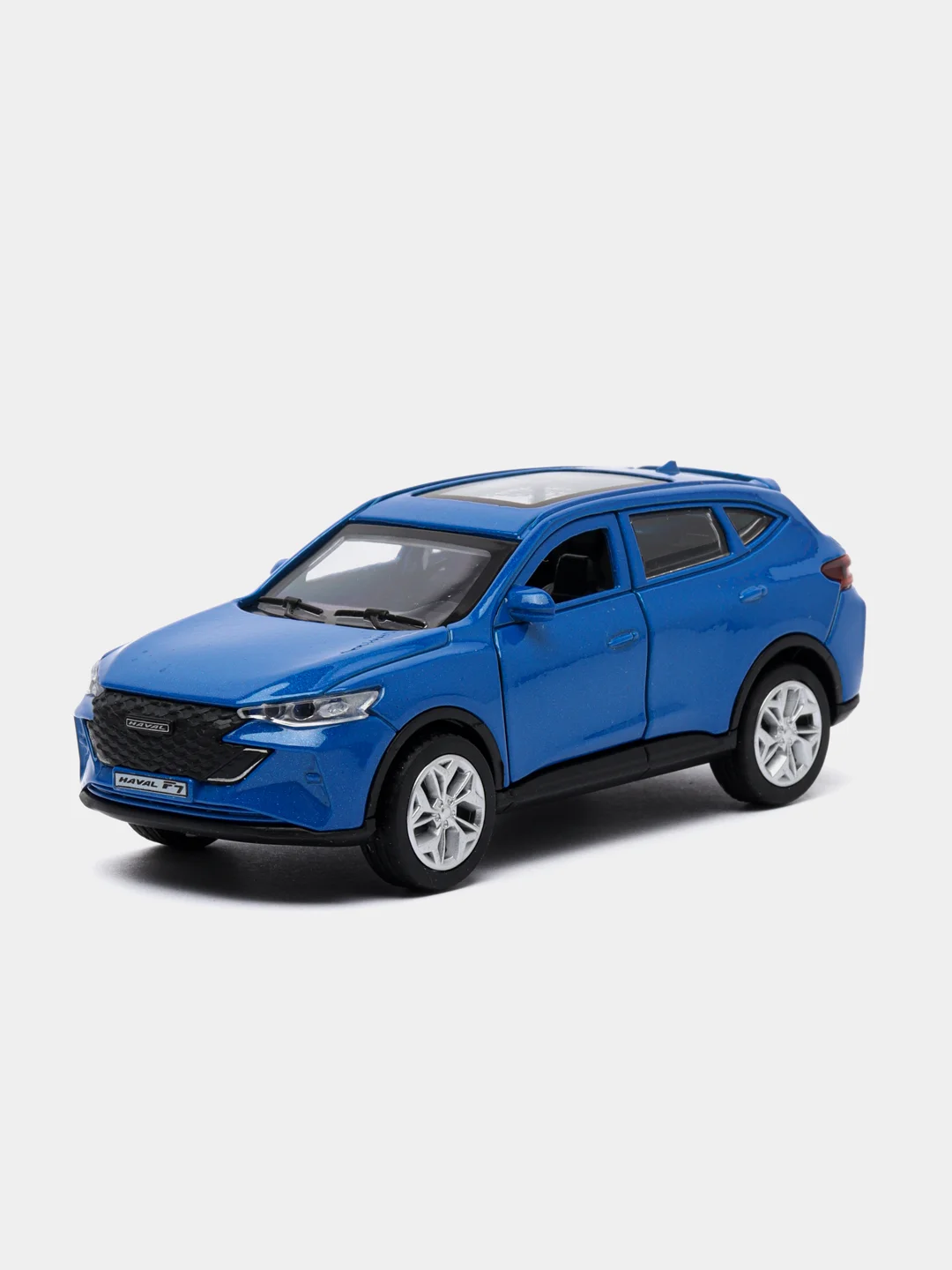 Синий машина HAVAL F7 12 см, Технопарк, открываются передние двери и багажник, металл
