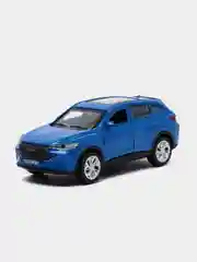 Синий машина HAVAL F7 12 см, Технопарк, открываются передние двери и багажник, металл