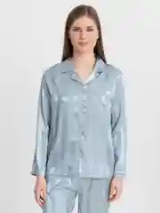 Мятный пижама женская со штанами