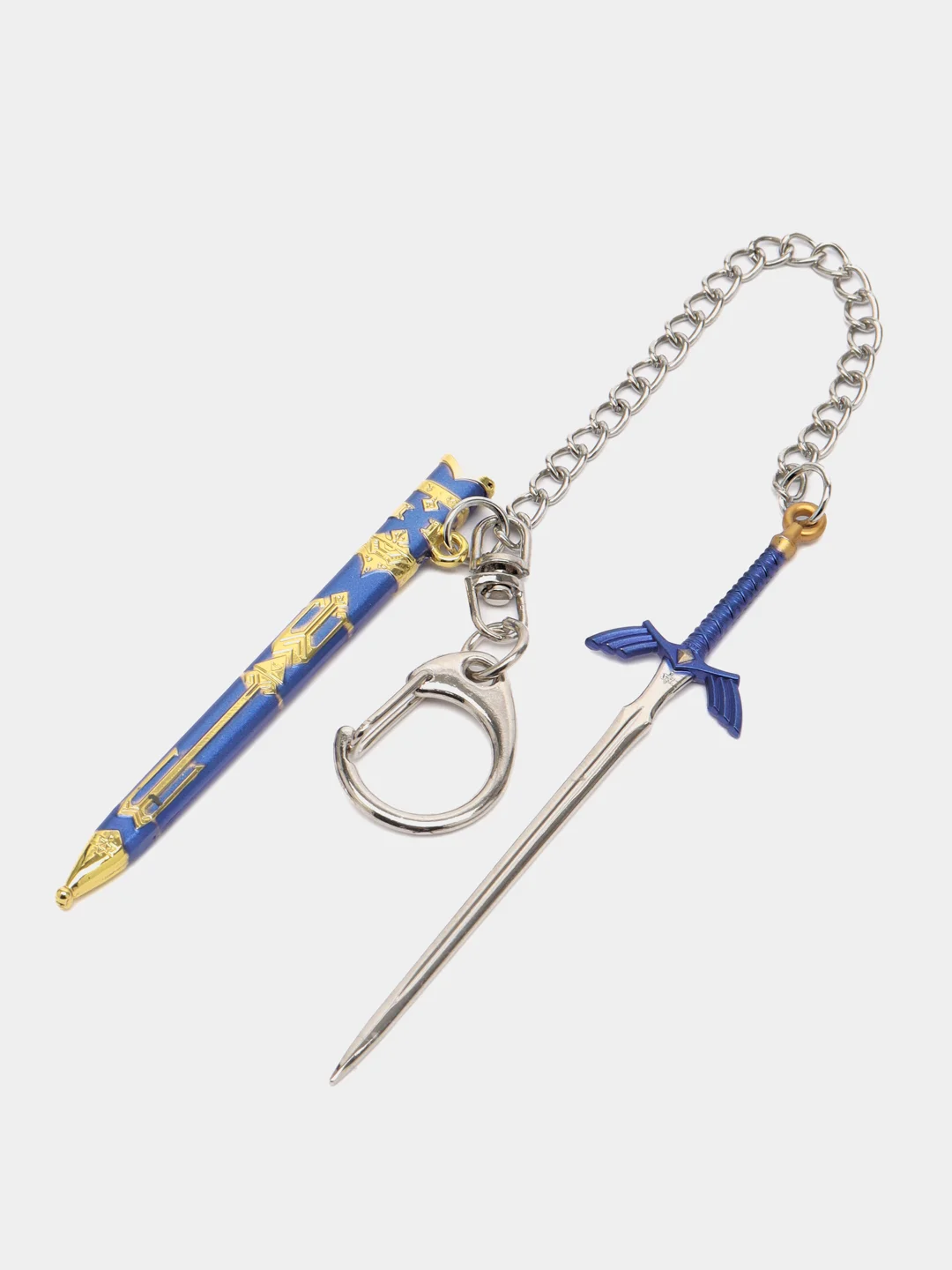 Золотой меч с ножнами Зельда, игрушка-брелок "Master Sword" "Меч Линка" "Меч Богини" Соул Солид