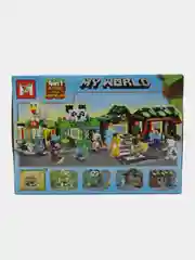 Желтый конструктор MG1136A 298 деталей совместим с Minecraft