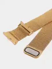 Золотой металлический ремешок Миланская петля для Xiaomi Mi Band 8 Pro